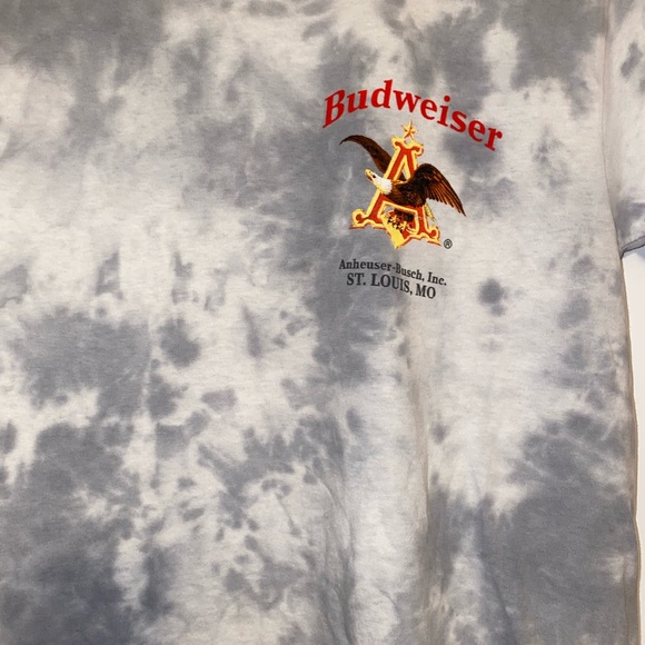 UO Budweiser beer Tonal Tie-Dye Tee sz S,XL,2XL - Picture 3 of 8